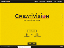 Tablet Screenshot of 9-creativision.com